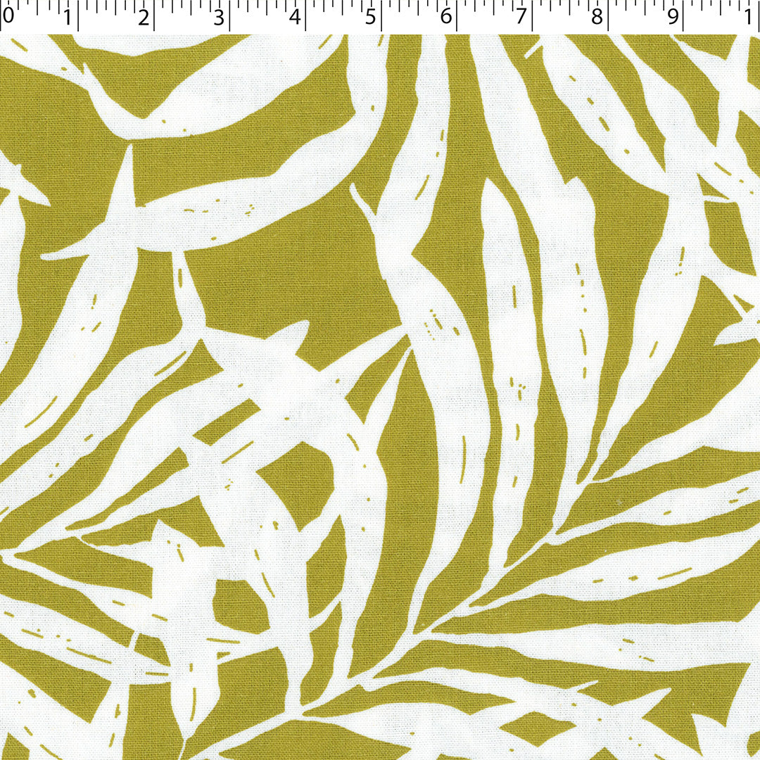 SAN PAULO RAYON/LINEN BLEND PRINTS - FERN LEAVES