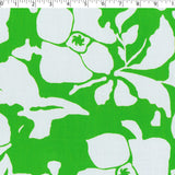 DEIRDRE RAYON POPLIN PRINTS - MONOTONE FLAT FLORAL