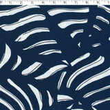 DEIRDRE RAYON POPLIN PRINTS - MONOTONE LEAVES