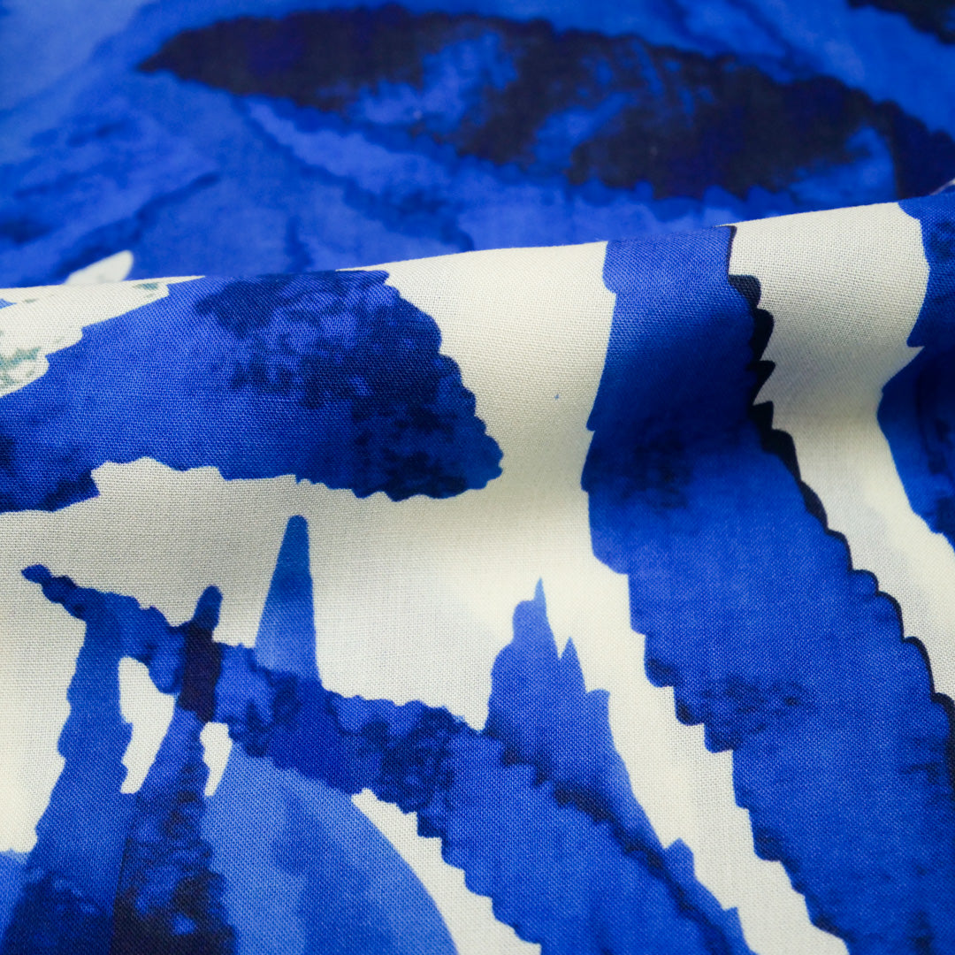 DESIREE - RAYON VOILE PRINTS - ABSTRACT LEAVES