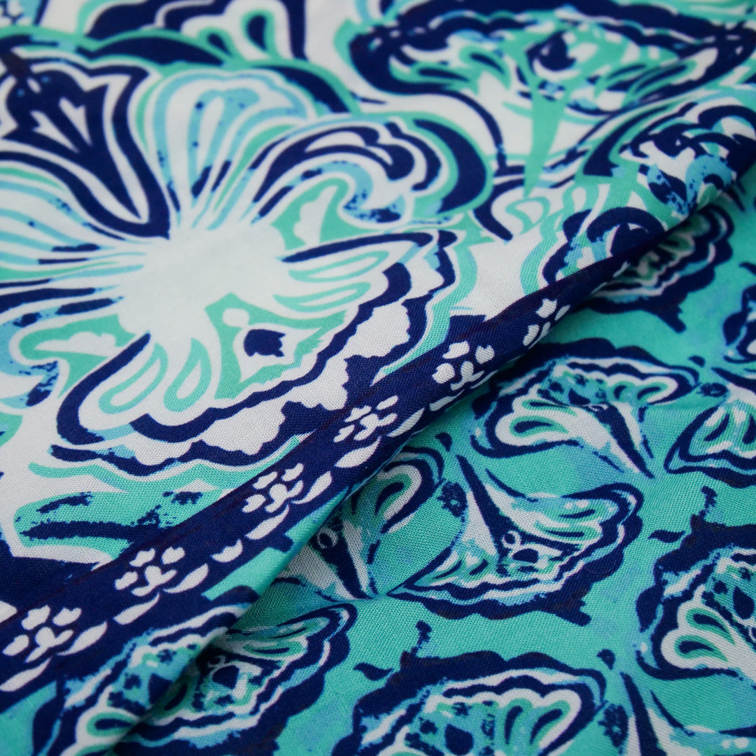 DESIREE - RAYON VOILE PRINTS - TRIBAL BORDER