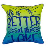 OUTDOOR CUSHION COVER - AT THE LAKE