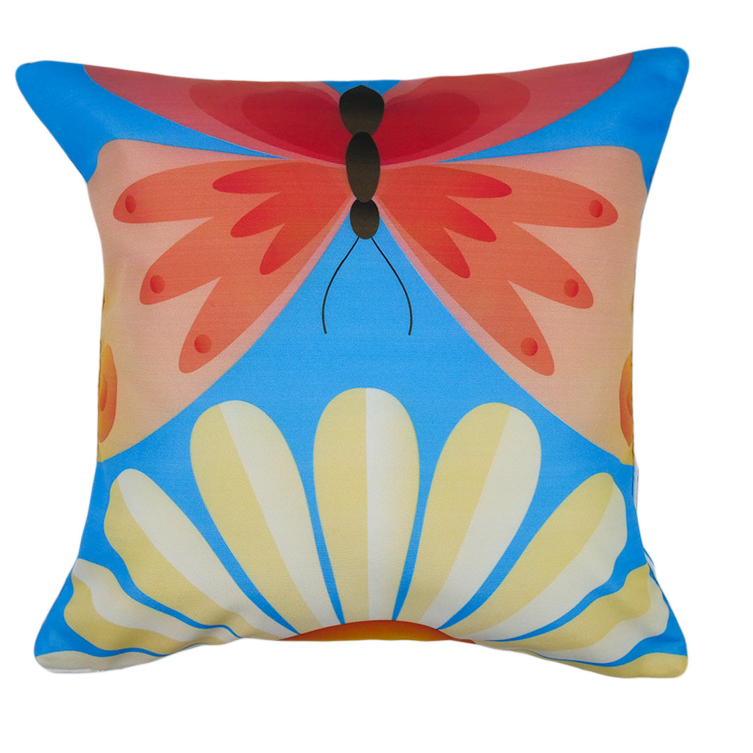 OUTDOOR CUSHION COVER - BUTTERFLY DAISY