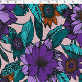 HARMONY COTTON SMOCKING - LARGE TROPICAL FLORAL