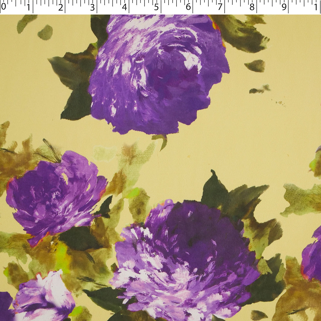 GEMINI COLLECTION - CHIFFON TWIN PRINTS - WATERCOLOR ROSES