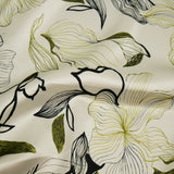GEMINI COLLECTION - SATIN TWIN PRINTS - ABSTRACT MONOTONE FLORAL