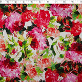 GEMINI COLLECTION - SATIN PRINTS - WATERCOLOR FLORAL