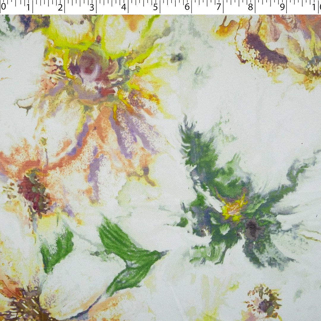 GEMINI COLLECTION - SATIN PRINTS - WATERCOLOR FLORAL