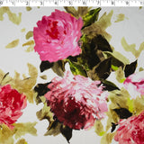 GEMINI COLLECTION - SATIN TWIN PRINTS - WATERCOLOUR ROSES