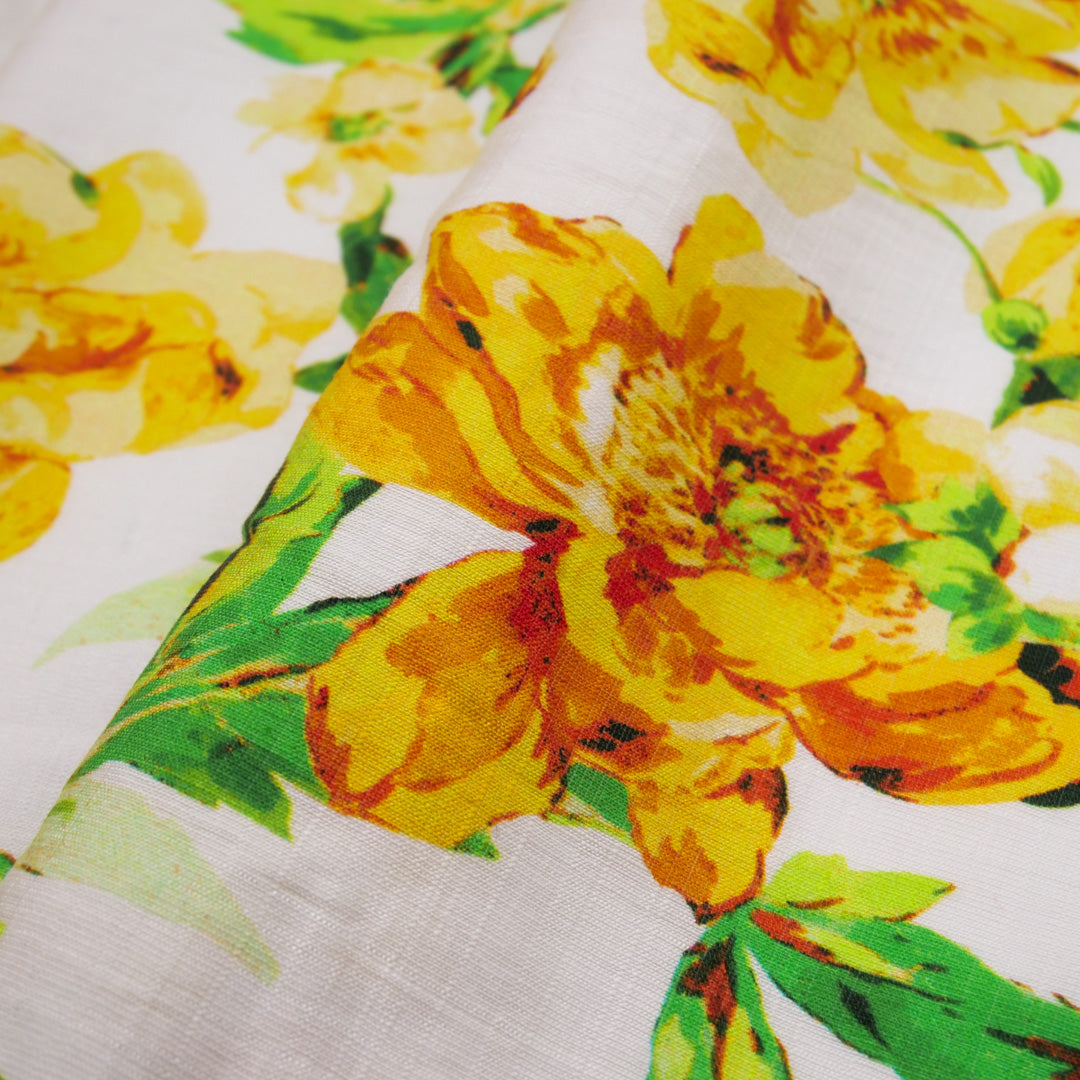 SUNSET SERENADE - SLUB PRINTS - FLORAL