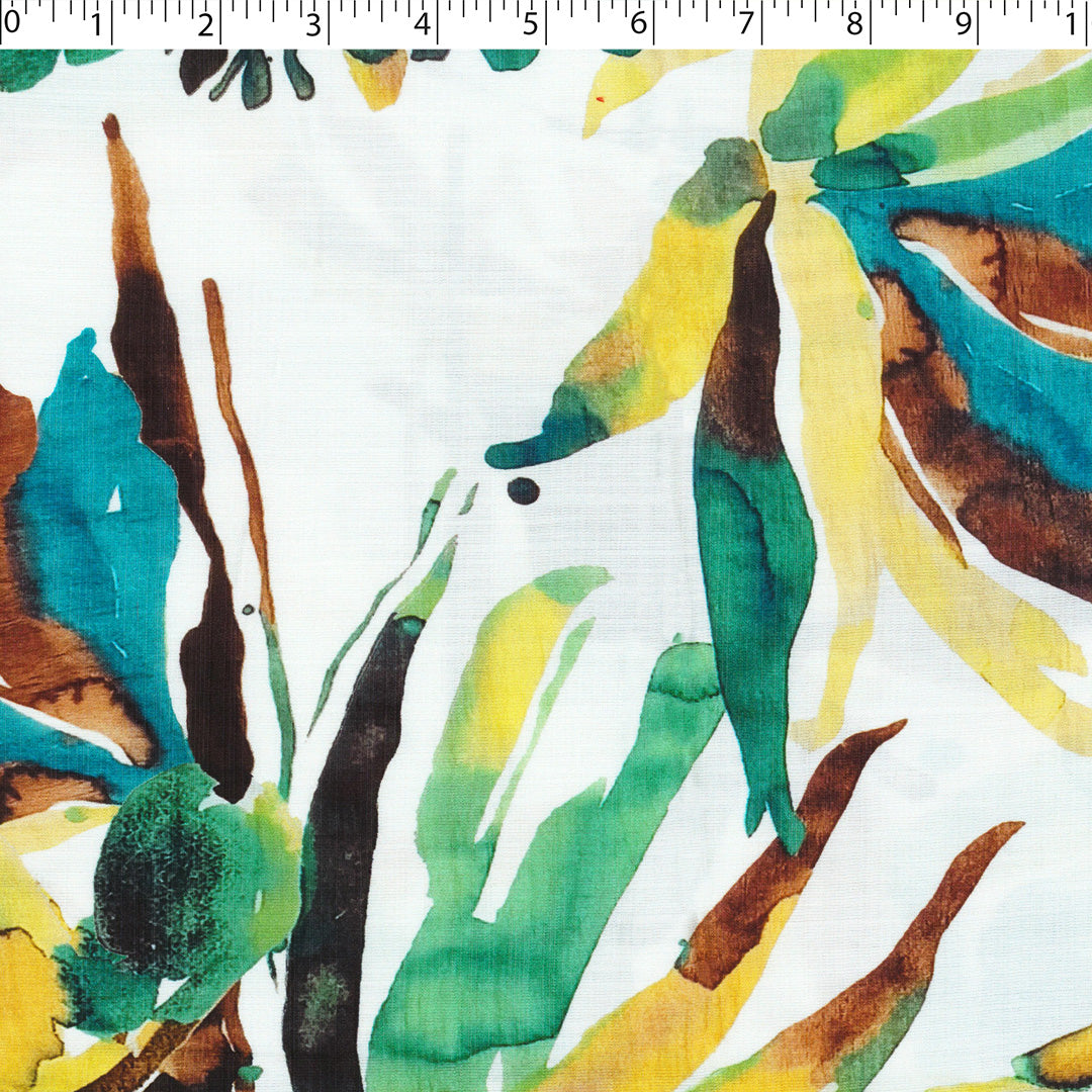 LINEA SLUB - PRINTS - WATERCOLOR LEAVES