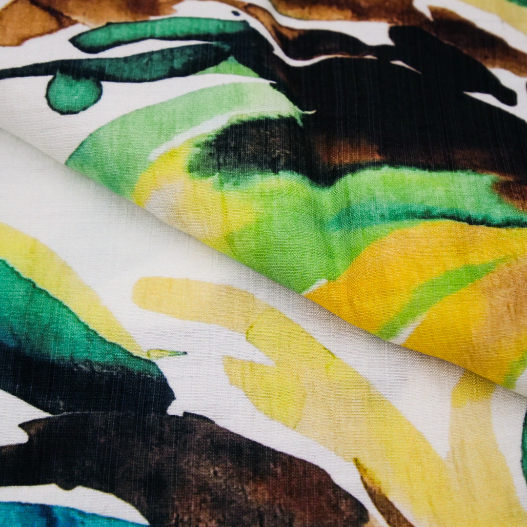 LINEA SLUB - PRINTS - WATERCOLOR LEAVES