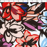 SANTIAGO - SLUB KNIT PRINTS - ABSTRACT FLORAL