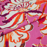 SUNSET SERENADE - SLUB KNIT PRINTS - MONOTONE FLORAL