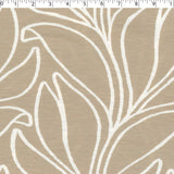 SANTIAGO - SLUB KNIT PRINTS - MONOTONE SCROLL