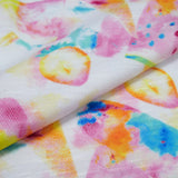 JUSTIN AND JUSTINE - SLUB KNIT PRINTS - WATERCOLOR