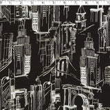 CHIT CHAT COLLECTION - STRETCH COTTON PRINTS - CITYSCAPES