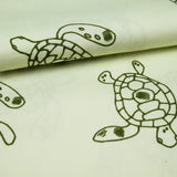 JUSTIN AND JUSTINE - COTTON POPLIN PRINTS - SEA TURTLESTRES