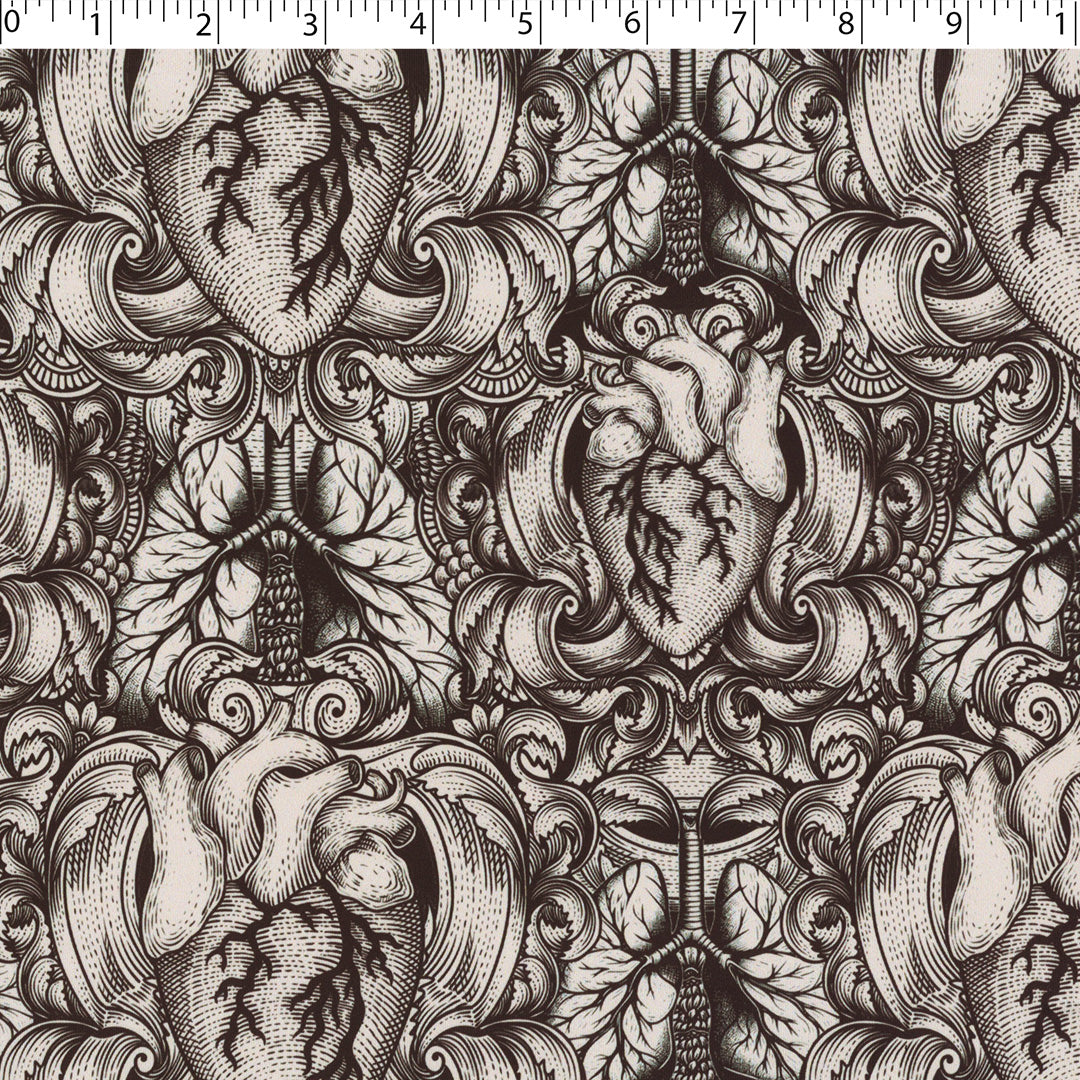 OLIVIA - KNIT PRINTS - HEART/LUNGS