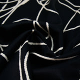 CLARISSA - SATIN PRINTS - ABSTRACT GEOMETRIC