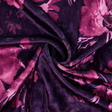 SOIREE - STRETCH VELVET PRINTS - FLORAL
