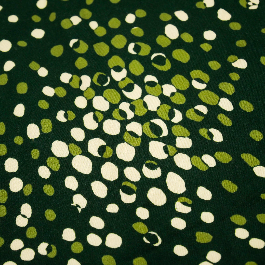 VERDE - RAYON TWILL PRINTS - DOTS