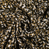 PANDORA - METALLIC CRINKLE STRIPE - ABSTRACT LEAVES