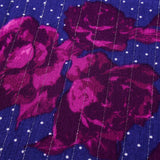 PANDORA - METALLIC CRINKLE STRIPE - ROSES