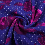 PANDORA - METALLIC CRINKLE STRIPE - ROSES