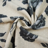 PANDORA - METALLIC CRINKLE STRIPE - ROSES