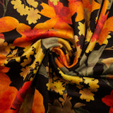 LOUELLA - PRINTED VELVET - LILIES