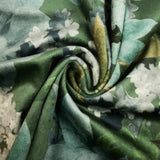 LOUELLA - PRINTED VELVET - LILIES