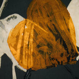 PANDORA - RAYON SATIN PRINTS - ABSTRACT LEAVES