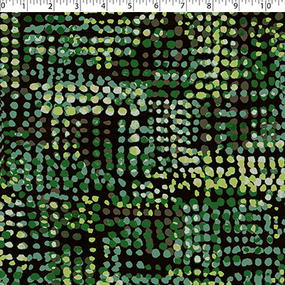 VERDE - MESH PRINTS - IRREGULAR DOTS