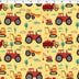 LITTLE EXPLORER - KNIT PRINTS -BULL DOZERS/TRUCKS