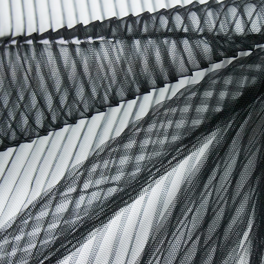 PLEATED TULLE