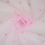 TULLE WITH PEARLS