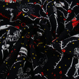 ARIELLE - RAYON PRINTS - SKELETONS/HEARTS