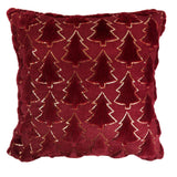 TREES CUSHION COVER - RED