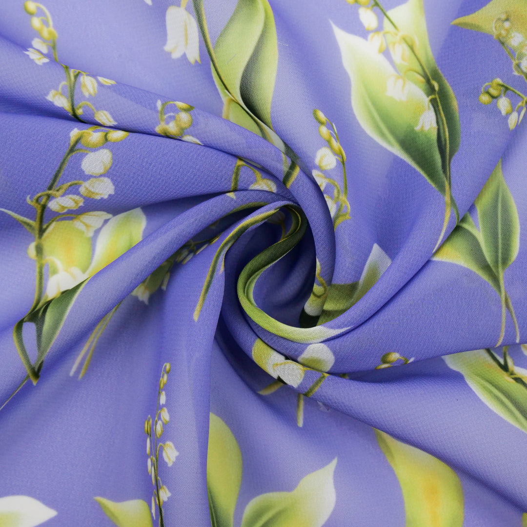 CONVENT GARDEN - CHIFFON PRINTS - LILY OF THE VALLEY