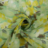DAY DREAM COLLECTION - CHIFFON PRINTS - ABSTRACT LEAVES