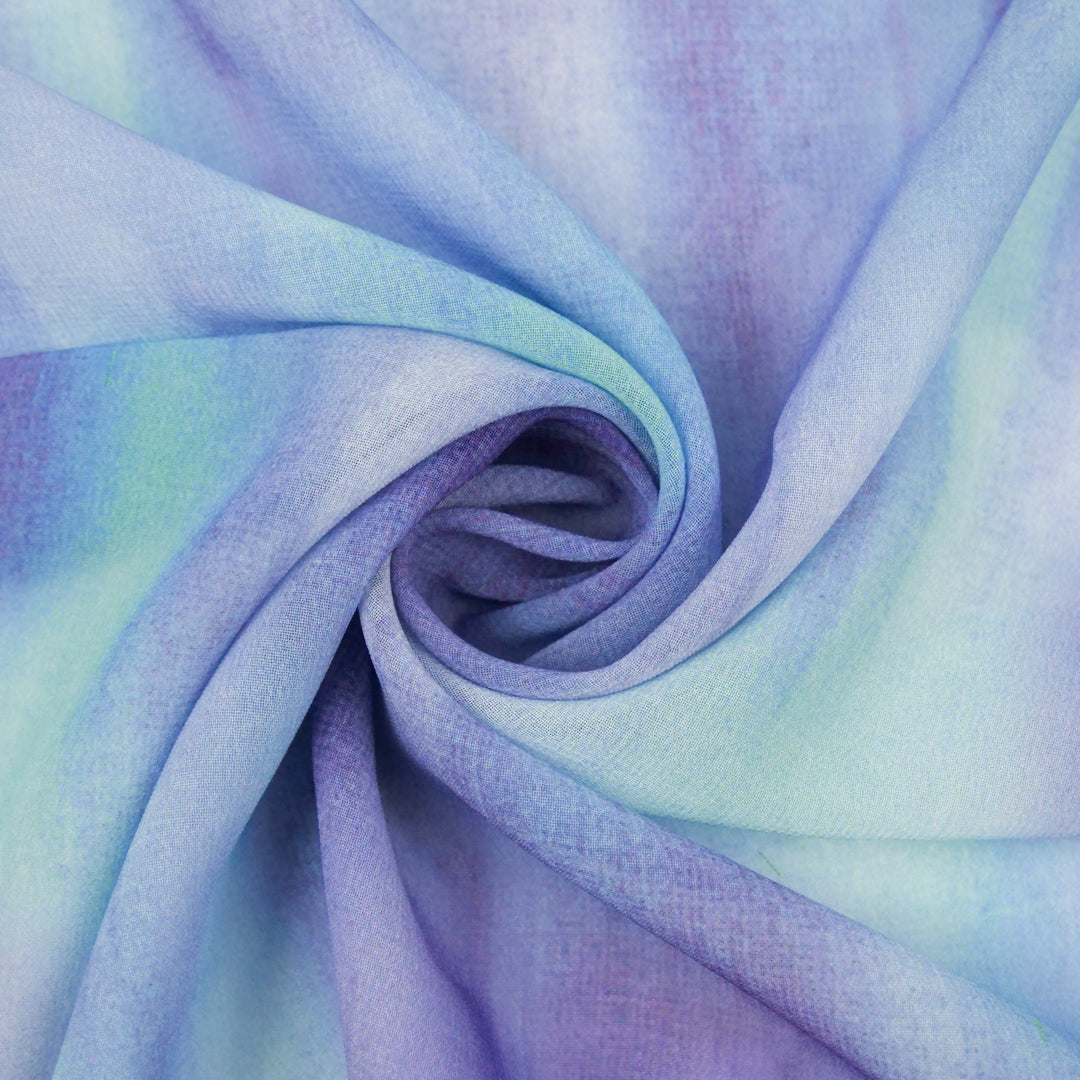 ELEGANZA - CHIFFON PRINTS - WATERCOLOUR ABSTRACT