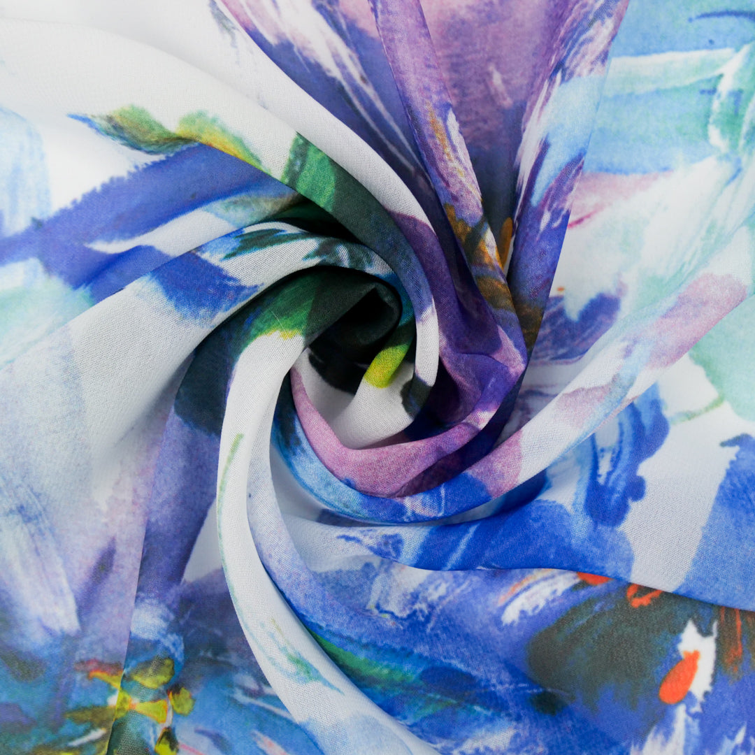 ELEGANZA - CHIFFON PRINTS - WATERCOLOUR FLORAL