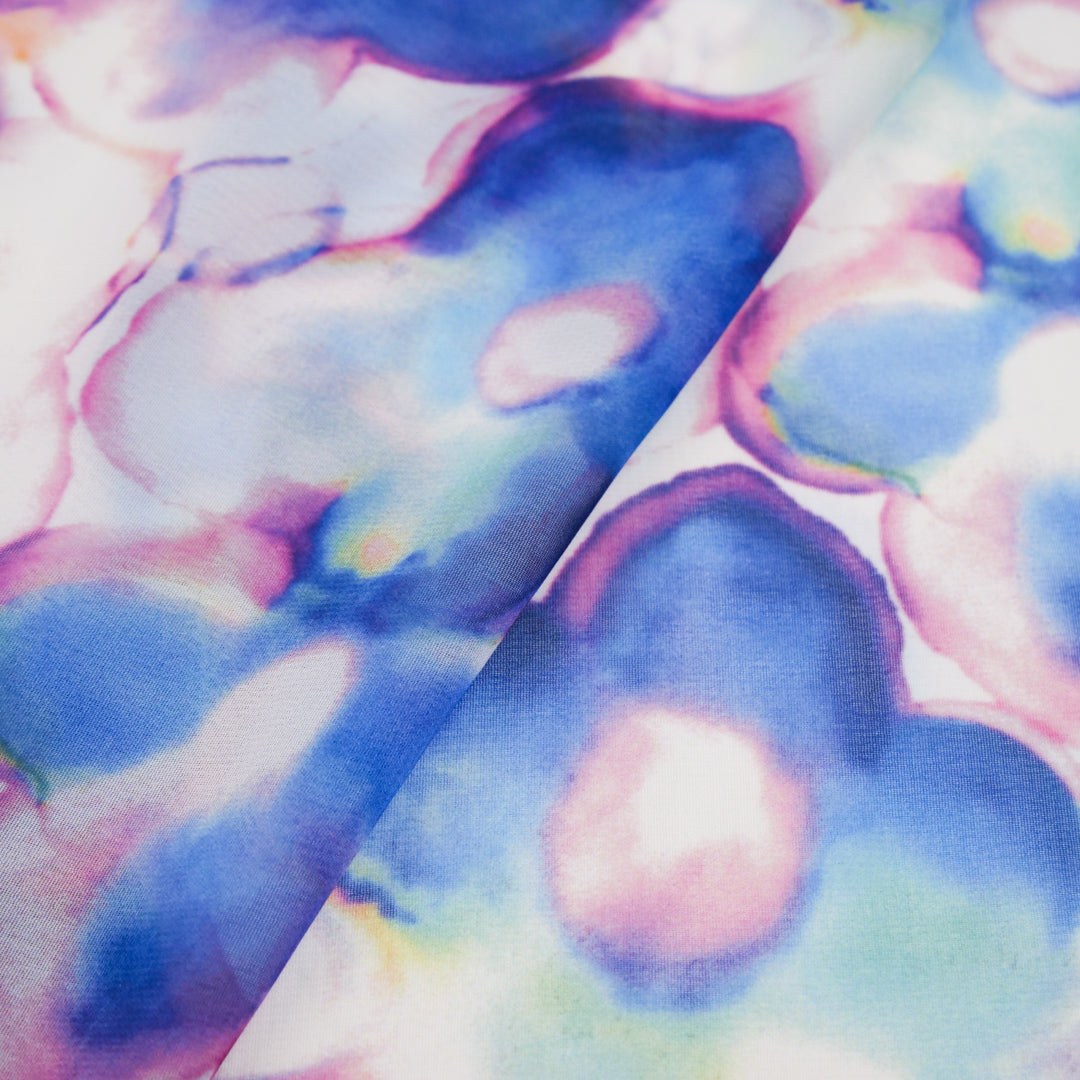 LAST DANCE COLLECTION - CHIFFON PRINTS - ABSTRACT WATERCOLOUR