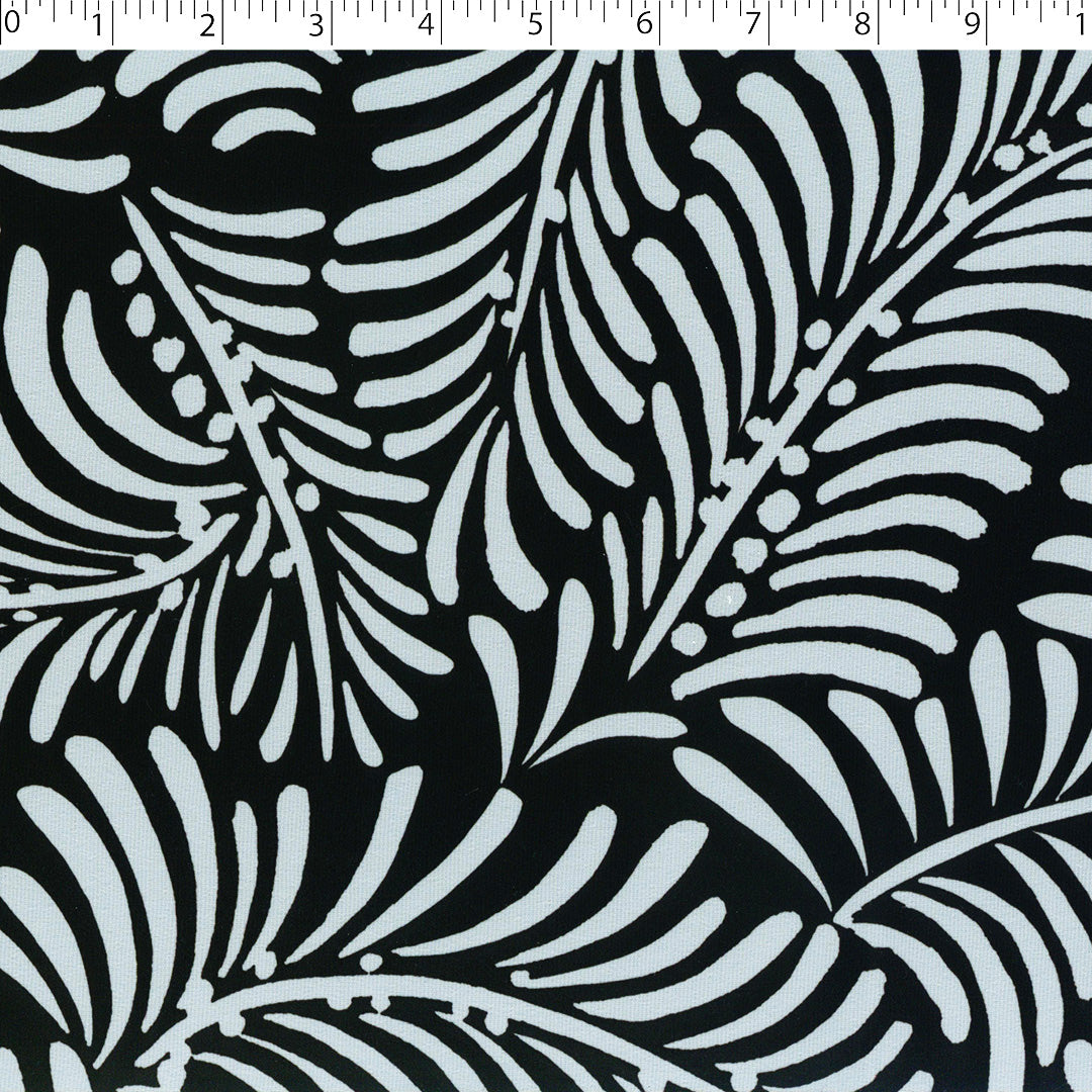 MUSE COLLECTION - CHIFFON PRINTS - ABSTRACT LEAVES