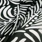 MUSE COLLECTION - CHIFFON PRINTS - ABSTRACT LEAVES