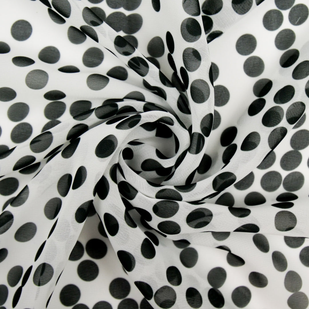 MUSE COLLECTION - CHIFFON PRINTS - DOTS