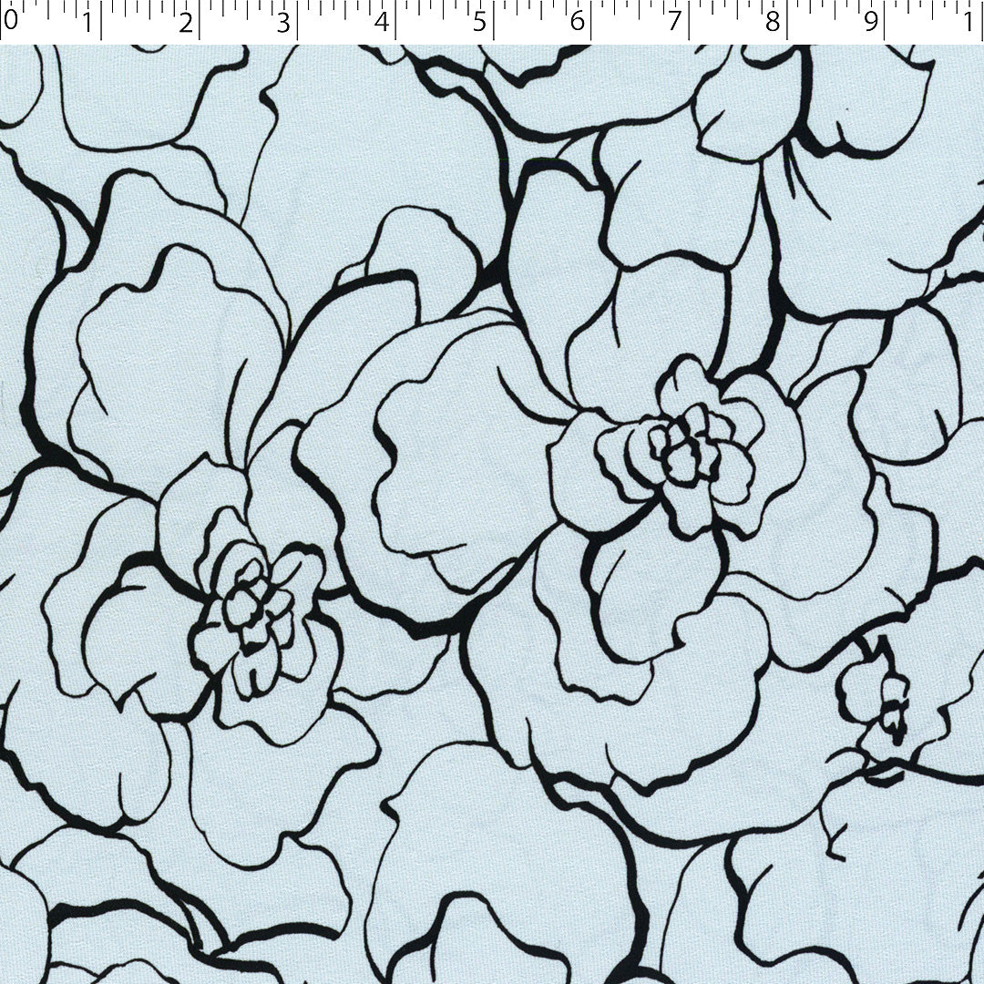 MUSE COLLECTION - CHIFFON PRINTS - FLAT FLORAL