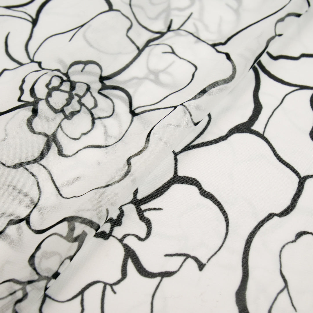 MUSE COLLECTION - CHIFFON PRINTS - FLAT FLORAL