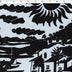 MUSE COLLECTION - CHIFFON PRINTS - SCENIC RESORT BORDER